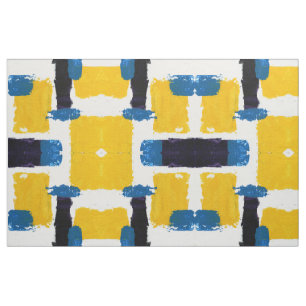 Tissu Expression abstraite #2 (grand) par Michael Moffa