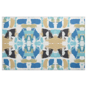 Tissu Expression abstraite #6 (grand) par Michael Moffa
