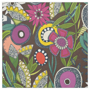 Tissu expresso fleuri joie