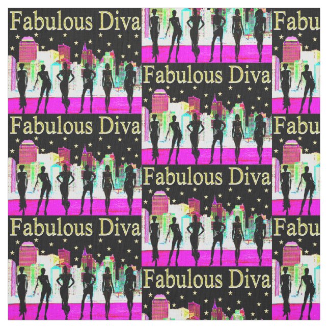 TISSU FABULE NYC DIVA (Échantillon)