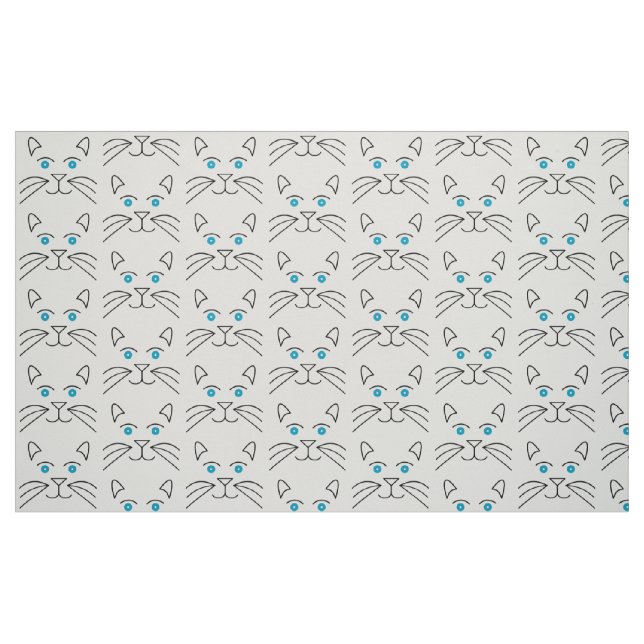 Tissu Face de chat (Fat Quarter)