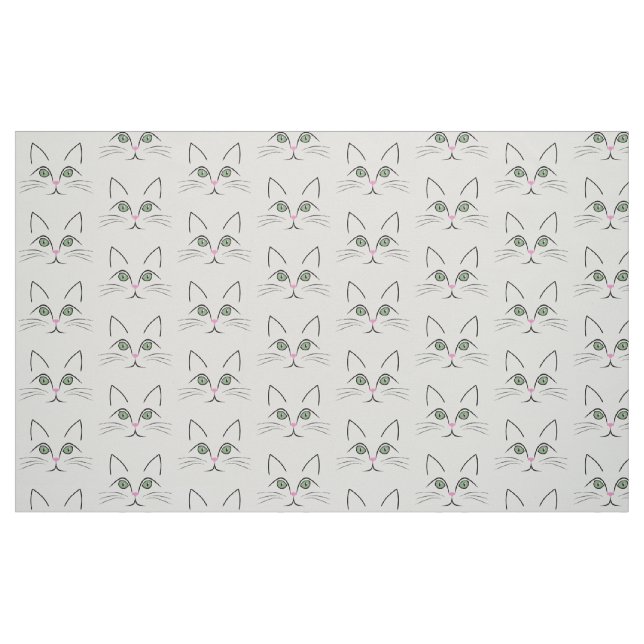 Tissu Face de chat (Fat Quarter)