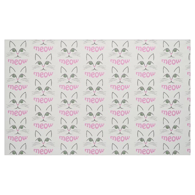Tissu Face de chat (Fat Quarter)