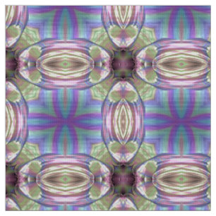 Tissu FAIRY GLEN ~ Purple Aqua Rose vert jolie