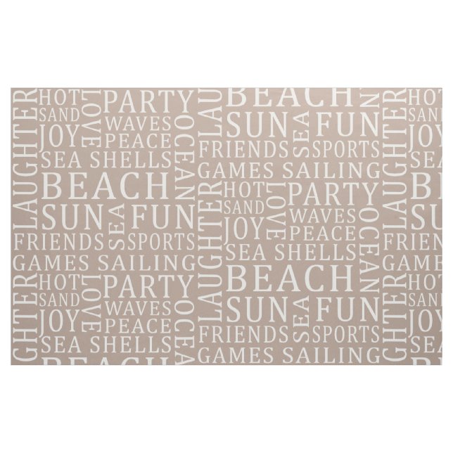 Tissu fait sur commande de Chambre de plage de (Fat Quarter)