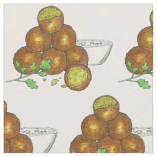 Tissu Falafel Balls Moyen-Orient pois chiches égyptien