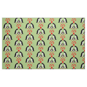 Tissu Famille Penguins