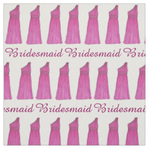 Tissu Femme d'honneur Maid de robe d'honneur