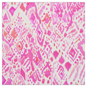Tissu Femmes roses d'aquarelle de DIAMANTS de DANSE
