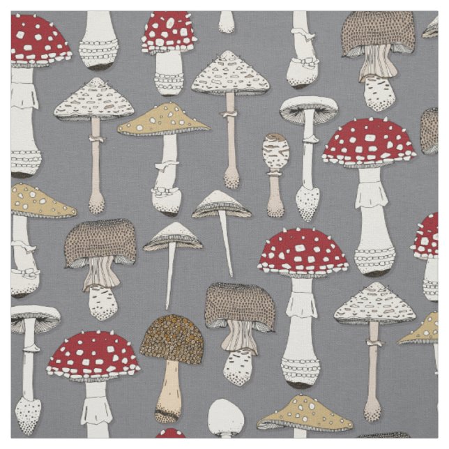Tissu fer à champignons (Échantillon)