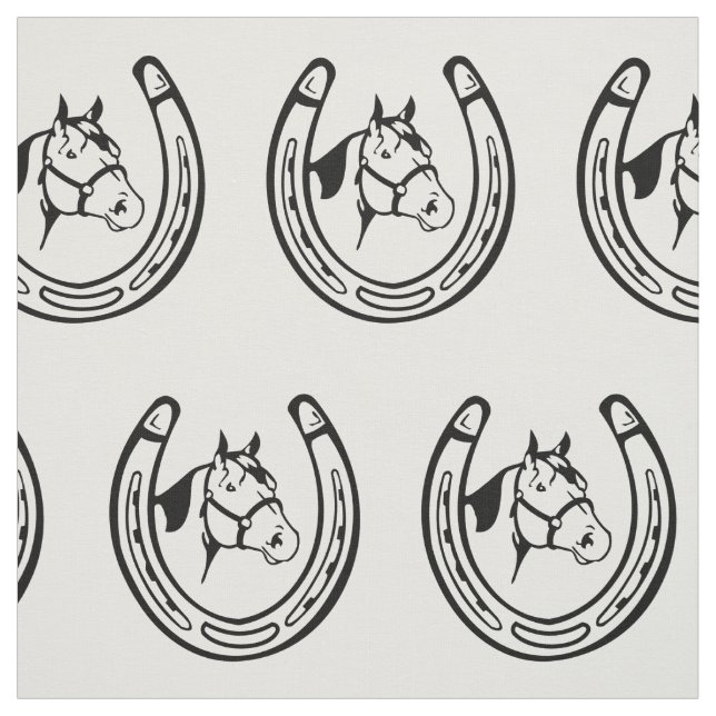 Tissu Fer à cheval vintage (Échantillon)