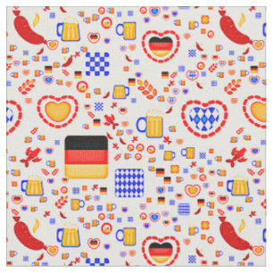 Tissu Festival de la bière Motif de l'Oktoberfest