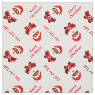 Tissu Fête de Noël afro-américaine