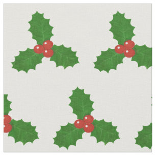 Tissu Feuille de houx
