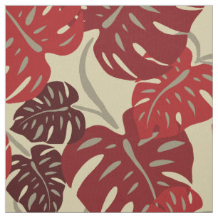Tissu Feuille hawaïenne de Monstera de cintre de falais