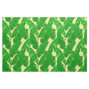 Tissu Feuilles de bananes