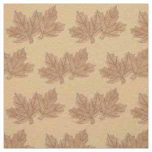 Tissu Feuilles d'érable du Vermont Feuille Sucre Candy V