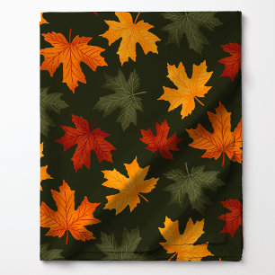Tissu Feuilles d'érable en automne