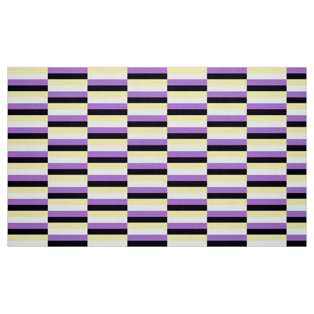 Tissu Fierté non binaire (Fat Quarter)