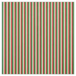 Tissu Filets Vertes, Étoiles Blanches Et Rouges