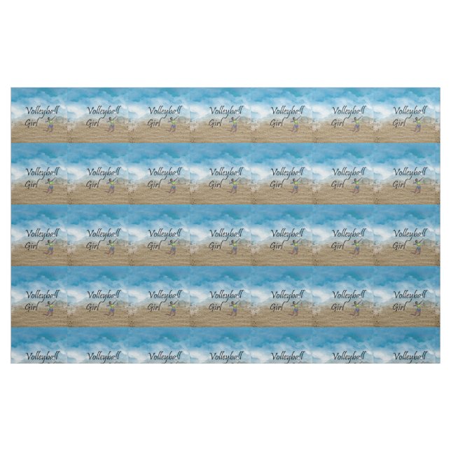 Tissu Fille SUPÉRIEURE de volleyball (Fat Quarter)
