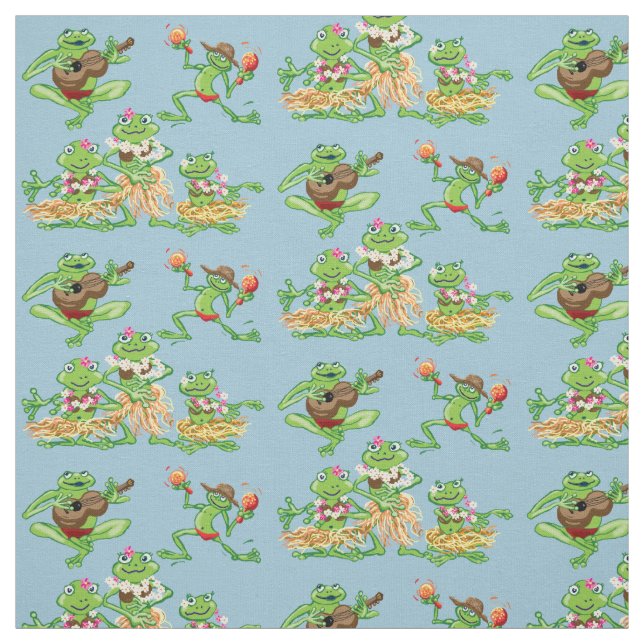 Tissu Filles de Hula (Échantillon)