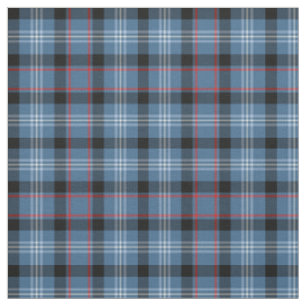 Tissu Fitzgerald Tartan Motif Blue Irish Plaid