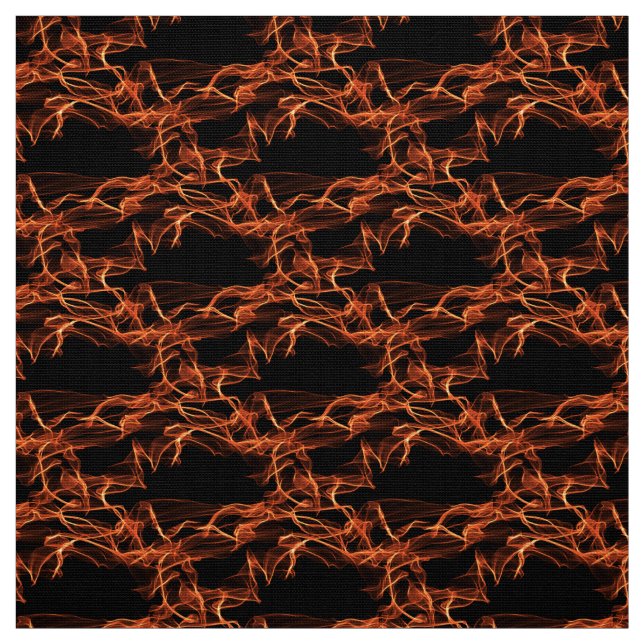 Tissu Flammes (Échantillon)