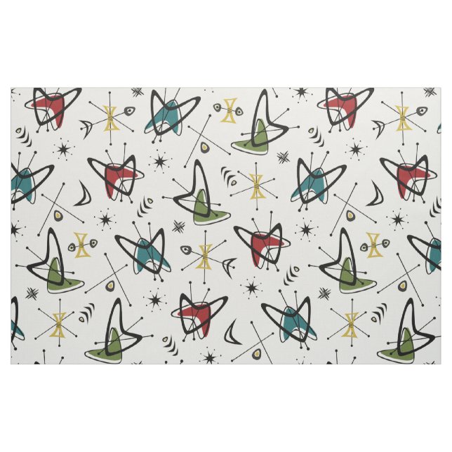Tissu Flashback atomique Boomerang ©studioxine (Fat Quarter)