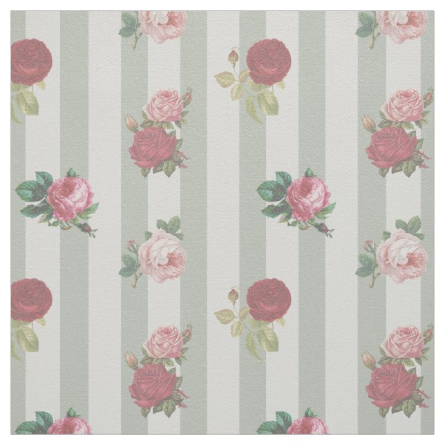 Tissu Fleur Chic Upholstery Maison Décor Coton (Échantillon)