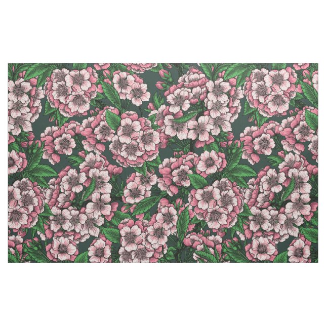Tissu Fleur de cerisier 2 (Fat Quarter)