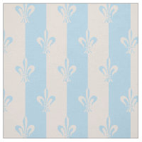 Fleur de Lis Champagne bleu clair et rose
