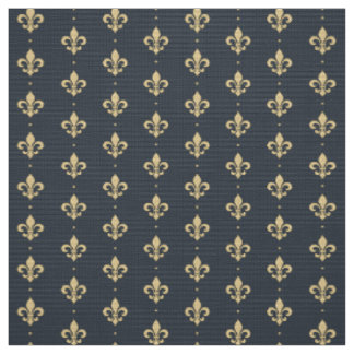 Tissu Fleur De Lis Motif