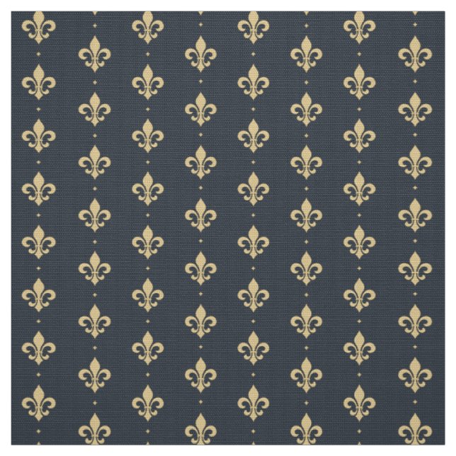 Tissu Fleur De Lis Motif (Échantillon)