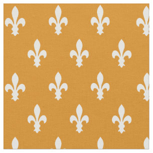 Tissu Fleur de Lys victorienne Marigold