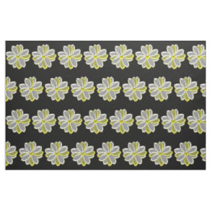 Tissu Fleur de marguerite brillante Fabric d'artisanat à
