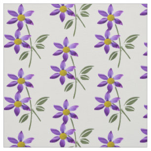 Tissu Fleur Pourpre & Création