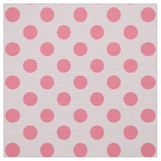 Tissu FLEUR SAUVAGE - Pois classique sur bébé fille rose