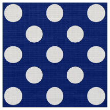 FLEUR SAUVAGE - Pois classique sur bleu marine