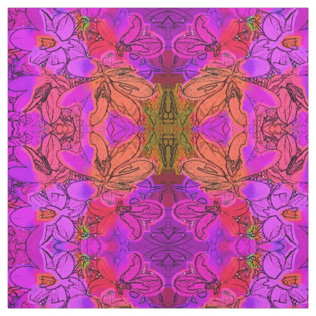 TISSU FLEURS (Échantillon)