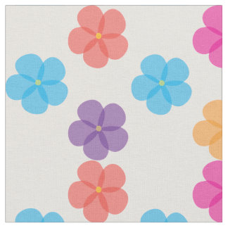 Tissu Fleurs à l'aquarelle