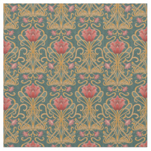 Tissu Fleurs Art Nouveau