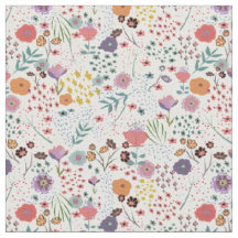 Fleurs colorées tendance Motif floral printanier