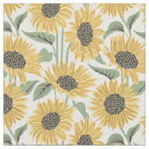 Fleurs de soleil baisées // feuilles de sauge à fl