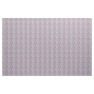 Tissu Fleurs de Tuberose et de Lavande sur pétales Roses