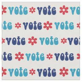 Tissu Fleurs de vote super