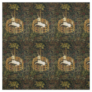 TISSU FLEURS D'IMAGINAIRES GOTHIQUES UNICORNES, MOTIFS F