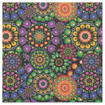 Fleurs folkloriques - les mandalas partout