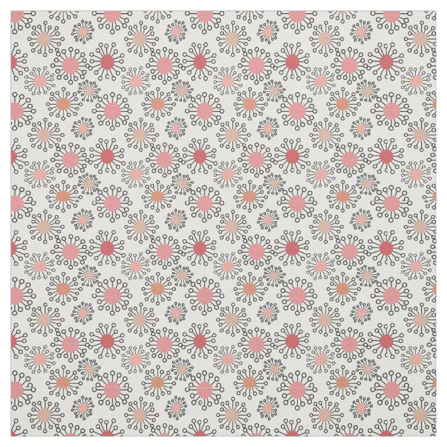 Tissu Fleurs MCM  (Échantillon)