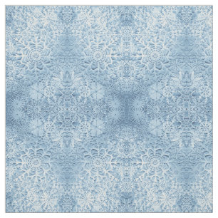 Tissu Flocons de neige des bleus layette de Lillian